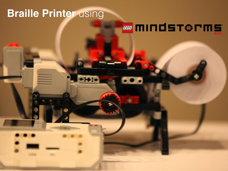 Illustration for article titled 12 year old develops low cost Braille Printer with Lego and promises to give design and code for free download